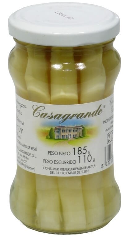 Casagrande Espárrago Blanco Frasco 185 gr
