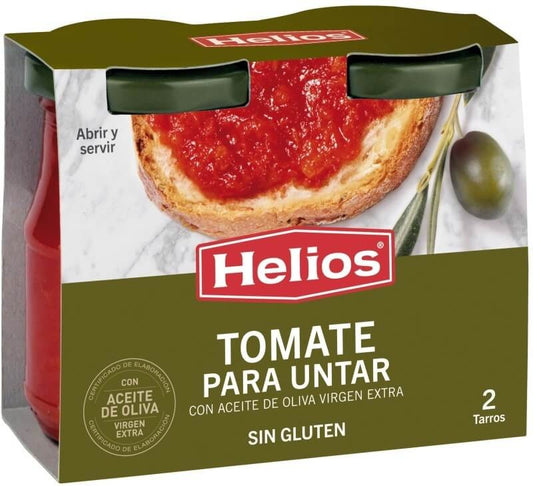 Helios Tomate Para Untar Con Aceite De Oliva 2 X 140 gr
