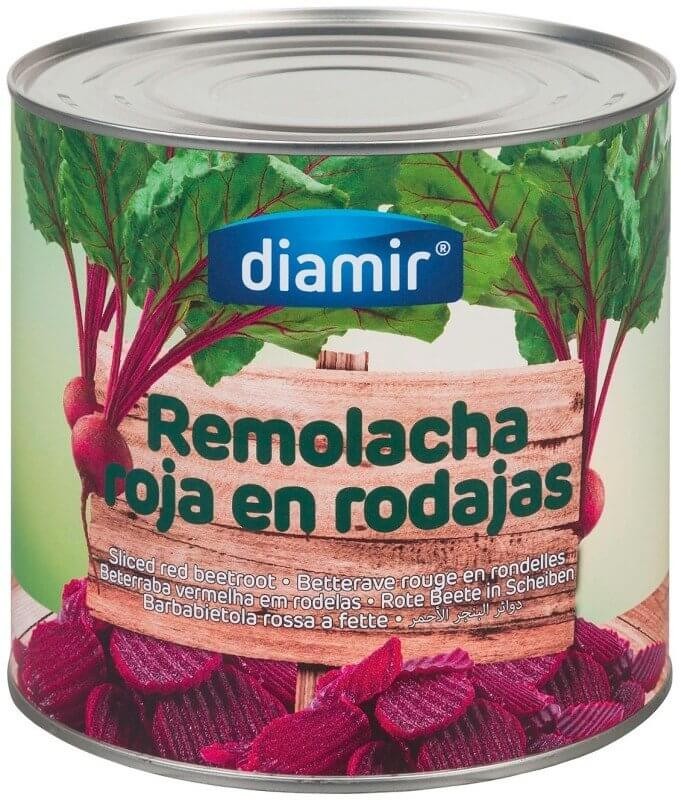 Diamir Remolacha En Rodajas Lata 3 kg