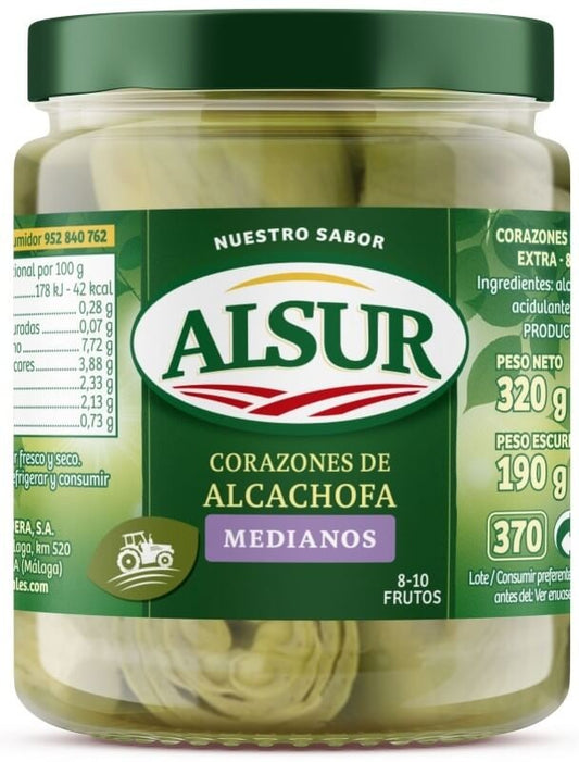 Alsur Alcachofa 810 Frasco 370 gr