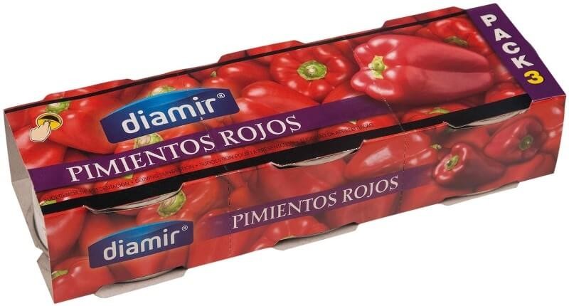 Diamir Pimientos Rojos Asados RO-80 Pack de 3 – Sabor Auténtico y Versatilidad en Cada Bocado
