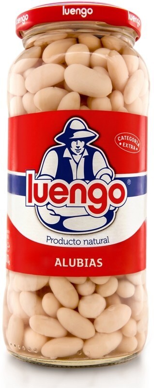 Luengo Alubias Blancas Cocidas 570g – Tradición y Sabor en tu Mesa
