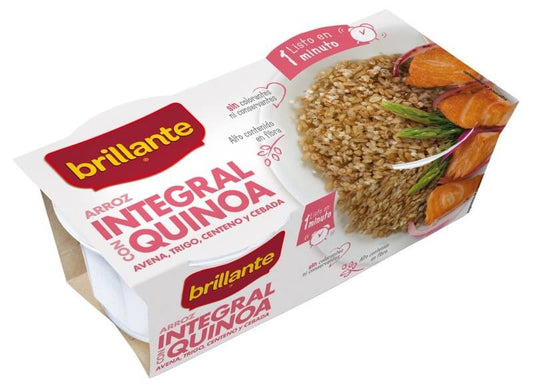 Brillante Arroz Integral con Quinoa 2 x 125g - Nutrición y Sabor en Cada Bocado
