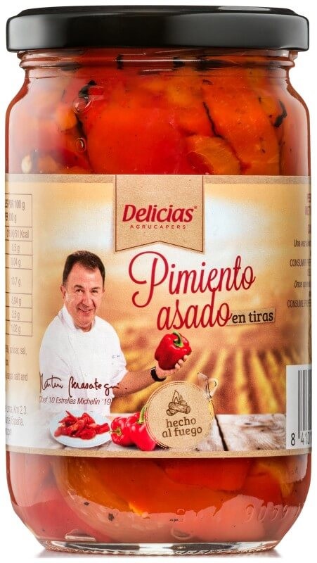Delicias Pimientos Asados Tiras 300 gr