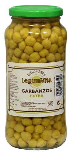 Legumvita Garbanzo Cocido Extra 560 gr