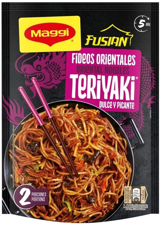 Maggi Fideos Orientales Teriyaki Sobre 130 gr