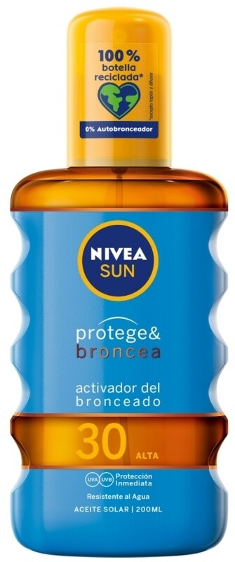 Nivea Aceite Bronceador F 30 Protege & Bronc Spray 200 ml