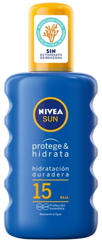 Nivea Sun Leche Solar FP15 Protege & Hidrata Spray 200 ml
