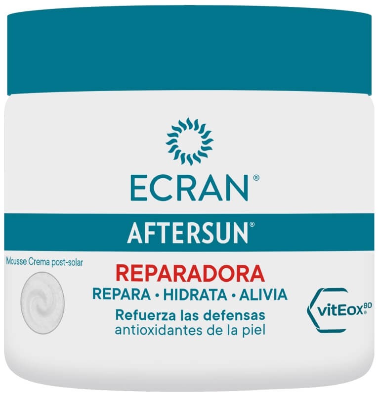 Ecran Bronceador Aftersun Crema Reparadora Mousse 350 ml