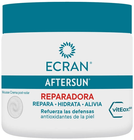 Ecran Bronceador Aftersun Crema Reparadora Mousse 350 ml
