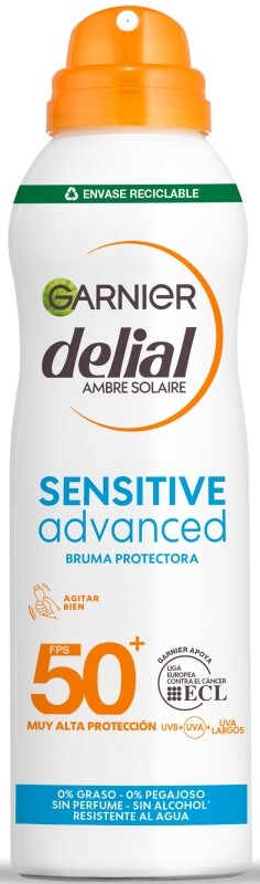 Delial Leche Solar En Bruma FP50 Sensitive Advance 150 ml