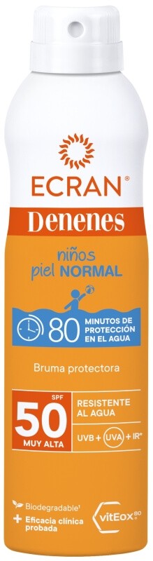 Denenes Leche Solar En Bruma F50 Pieles Normales Spray 250 ml