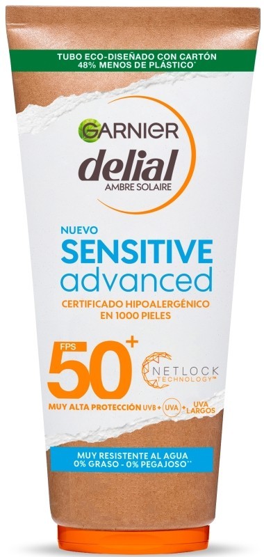 Delial Leche Solar En Crema Sensitive Rostro Y Cuerpo FPS FPS 50 175 ml