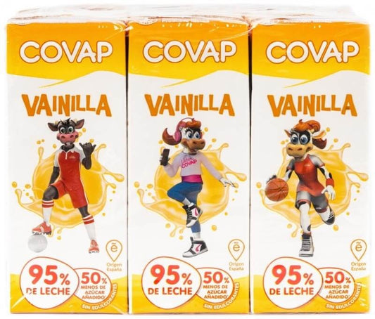 Covap Batido Brik De Vainilla Pack 200 ml 6 Unidades