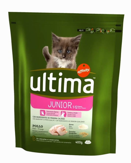 Ultima Junior Pienso para Gatos con Pollo 400 gr