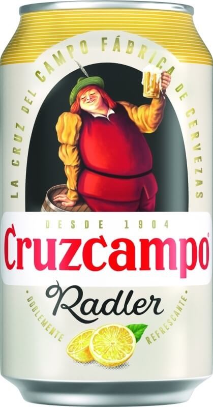 Cruzcampo Cerveza 2,25º Radler Lata 330 ml Pack 24 und