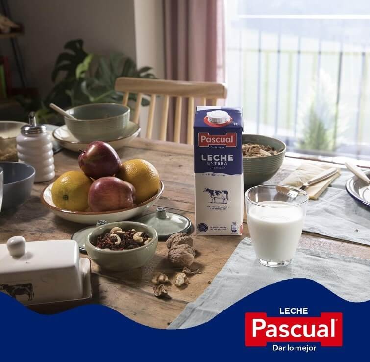 Pascual Leche Entera Clásica Pack 6 x 1L - Calidad y Sabor para tu Hogar y Negocio