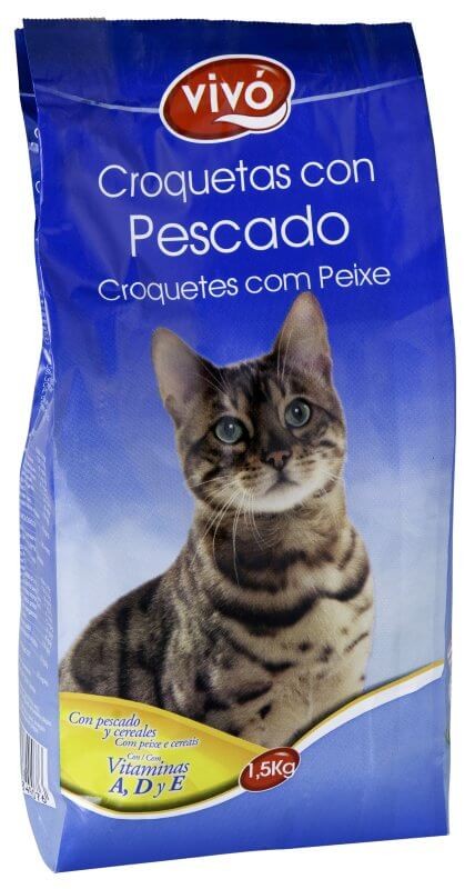 Vivo Croquetas con Pescado para Gatos 1.5Kg