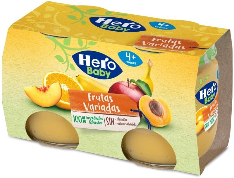 Hero Baby Tarrito De Frutas Variadas 2 X 120 gr