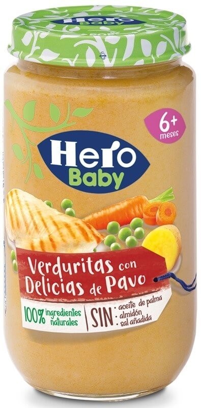 Hero Baby Tarrito De Pavo Con Verdura 250 gr