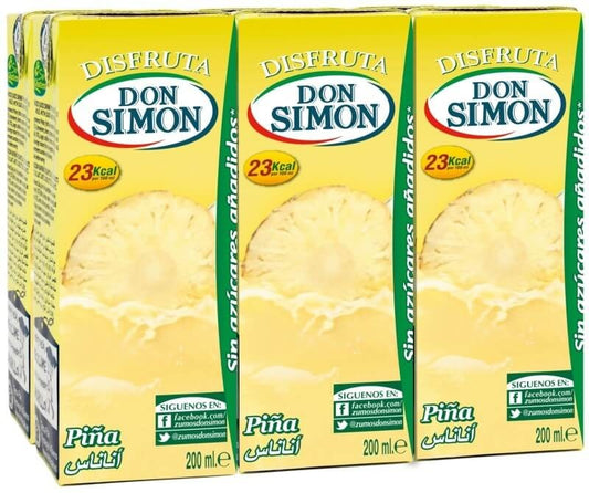 Don Simón Zumo Disfruta De Piña Brik Pack de 30 x 200 ml