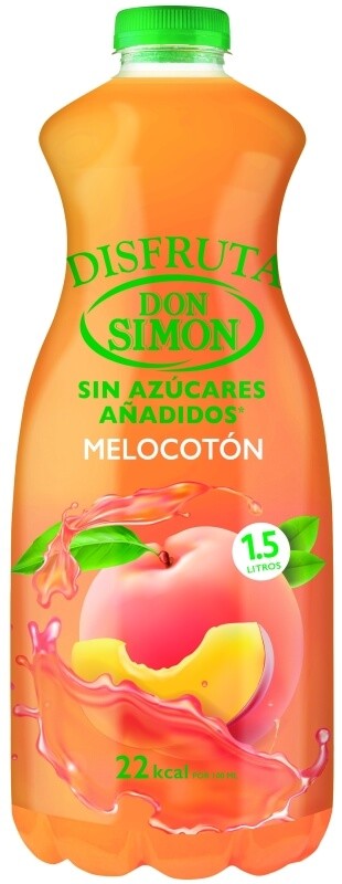 Don Simón Néctar De Melocotón Sin Azúcar Botella Pack De 6 x 1,5 l