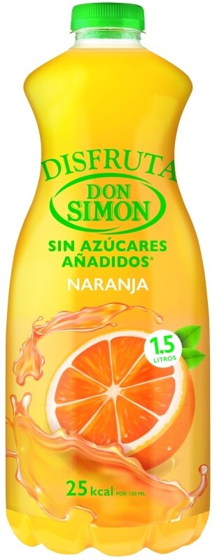 Don Simón Zumo Disfruta Naranja Botella Pack de 6 x 1,5 l
