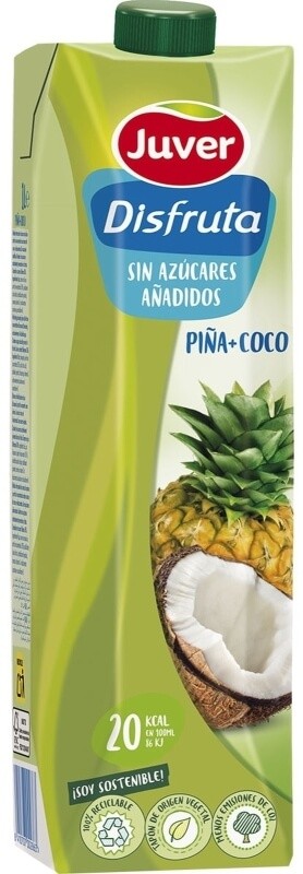 Juver Zumo Piña y Coco Pack 10 x 1L