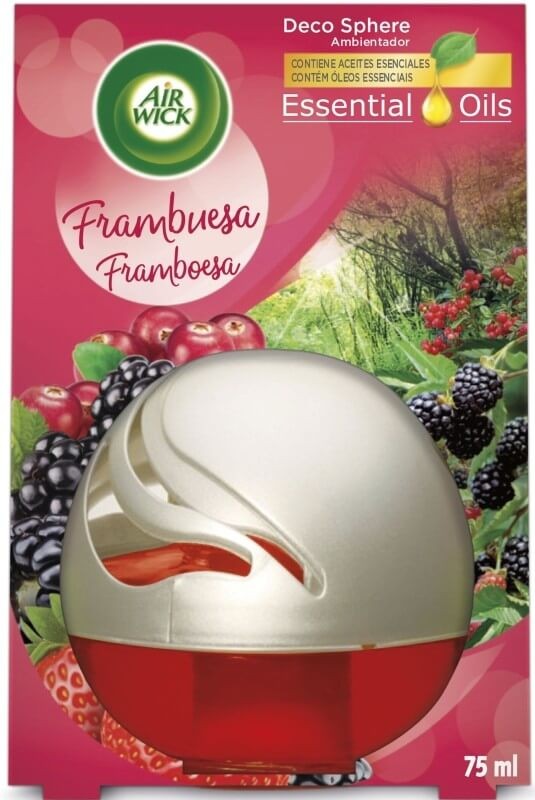 Air Wick Ambientador Decosphere Frambuesa