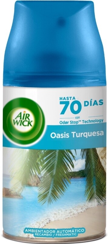 Air Wick Freshmatic Recambio Ambientador Oasis Turquesa 250 ml