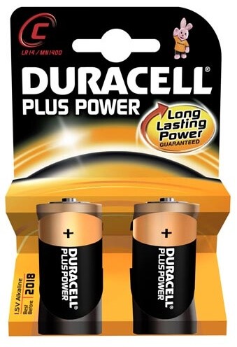Duracell Pila C - LR14 Plus Power 2 Unidades