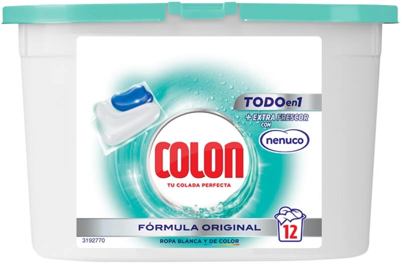 Colon Detergente Nenuco 12 Cápsulas