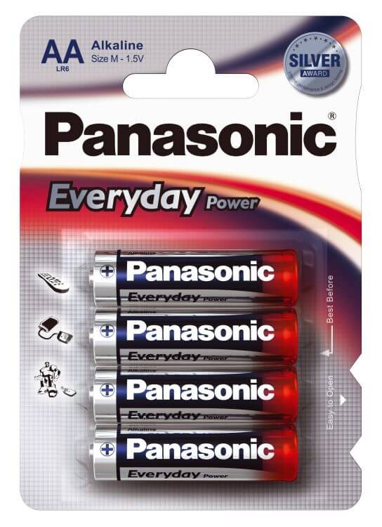 Panasonic Pila Alcalina LR6 Ever Power Blister 4 Unidades