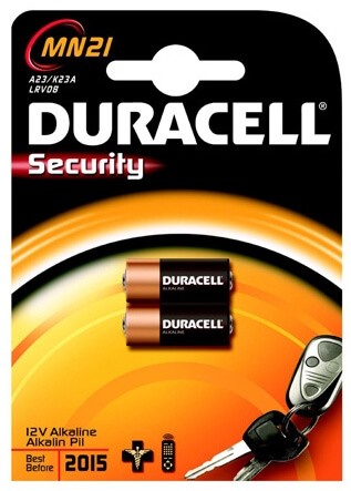 Duracell Pila MN21 Security 2 Unidades