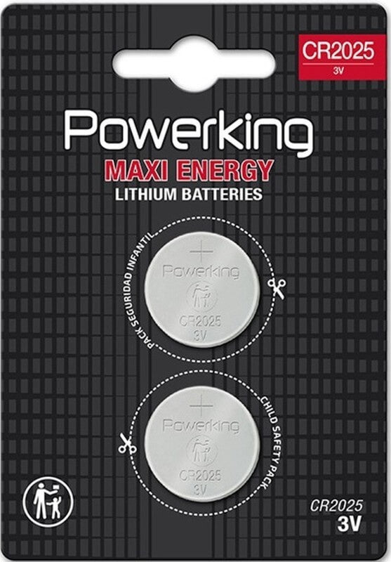 Powerking Pila De Litio CR2025 Blister 2 Unidades