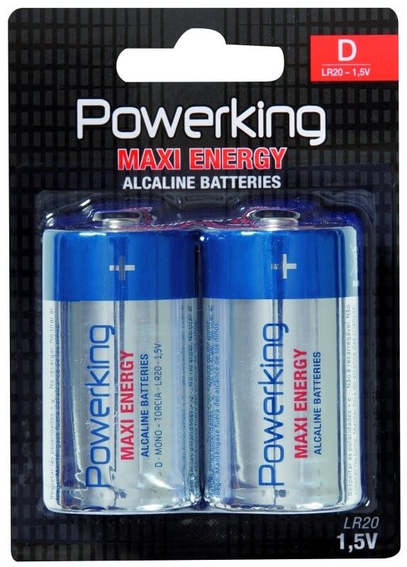 Powerking Pila Alcalina LR20 Blister 2 Unidades