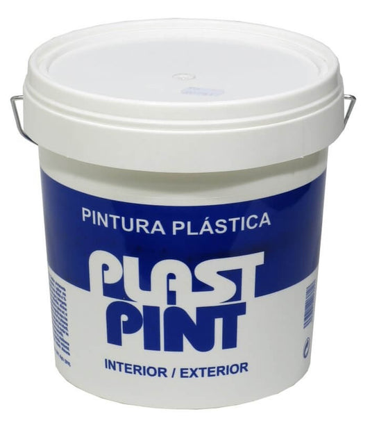 Plast Pint Pintura Plástica Mate Interior/Exterior 4L