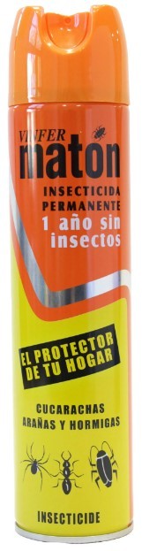Vinfer Matón Insecticida para Cucarachas, Arañas y Hormigas 400 ml