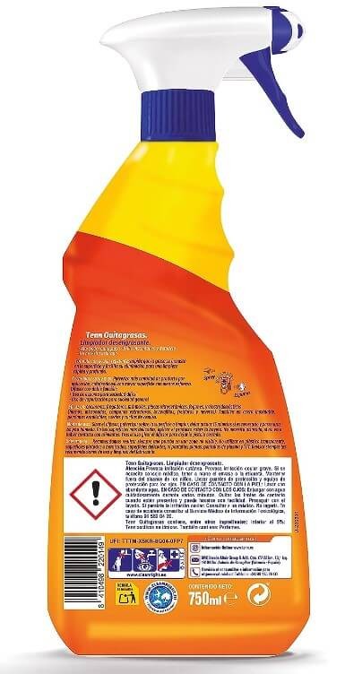 Tenn Quitagrasas Pistola 750 ml - Potente Limpiador para una Limpieza Eficaz