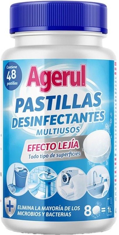 Agerul Pastillas Desinfectantes Multiusos 48 Pastillas