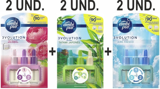 Ambi Pur 3Volution Pack de 6 Recambios
