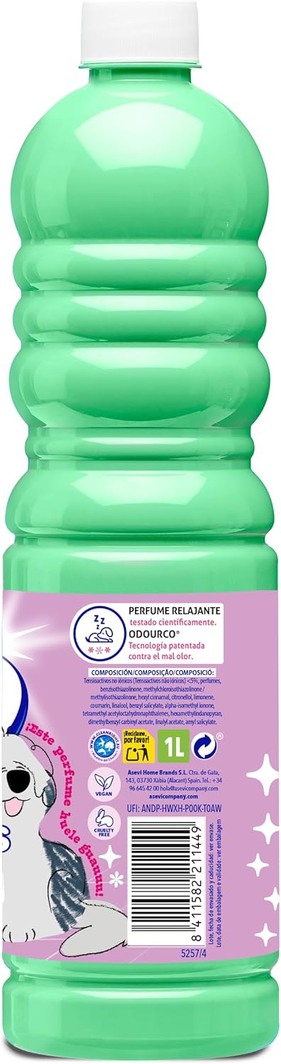 Asevi Mascotas Fregasuelos Concentrado Pack 12 x 1L