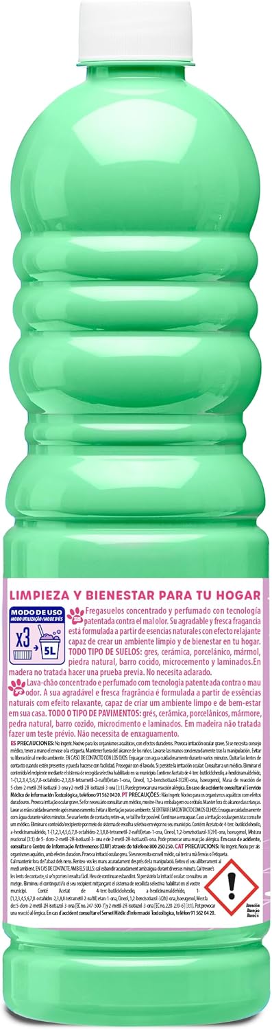 Asevi Mascotas Fregasuelos Concentrado Pack 12 x 1L