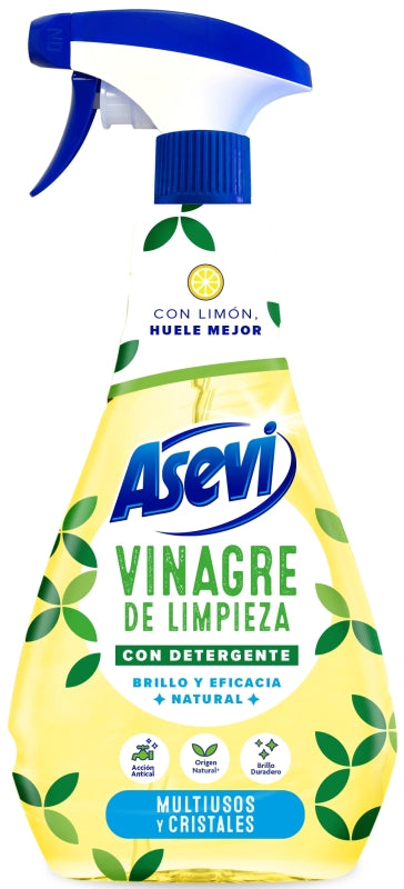Asevi Vinagre de Limpieza Multisuperficies y Cristales 750 ml