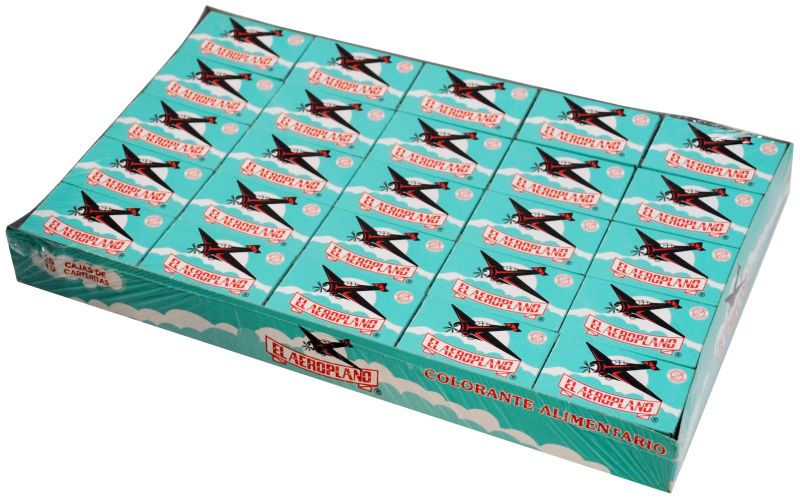 El Aeroplano Colorante Alimentario en Carteritas (Pack 25x10)