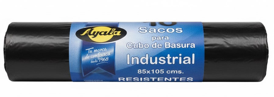 Ayala Bolsa de Basura Comunidad Industrial Antigoteo 100L 10U