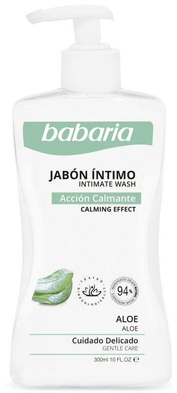 Babaria Jabón Íntimo Líquido con Aloe Vera 300 ml