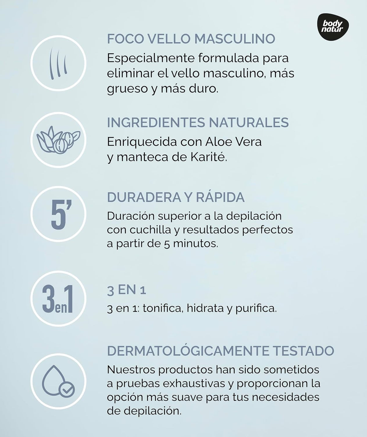 Body Natur Depilmen Crema Gel Depilatoria Pieles Sensibles 200 ml