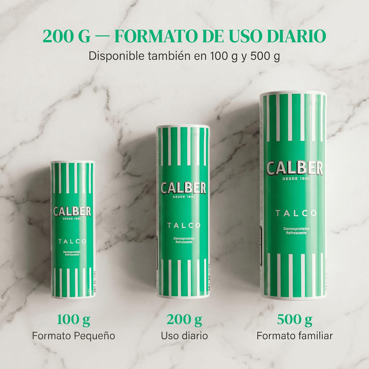 Calber Polvo Talco Corporal Dermoprotector 500G