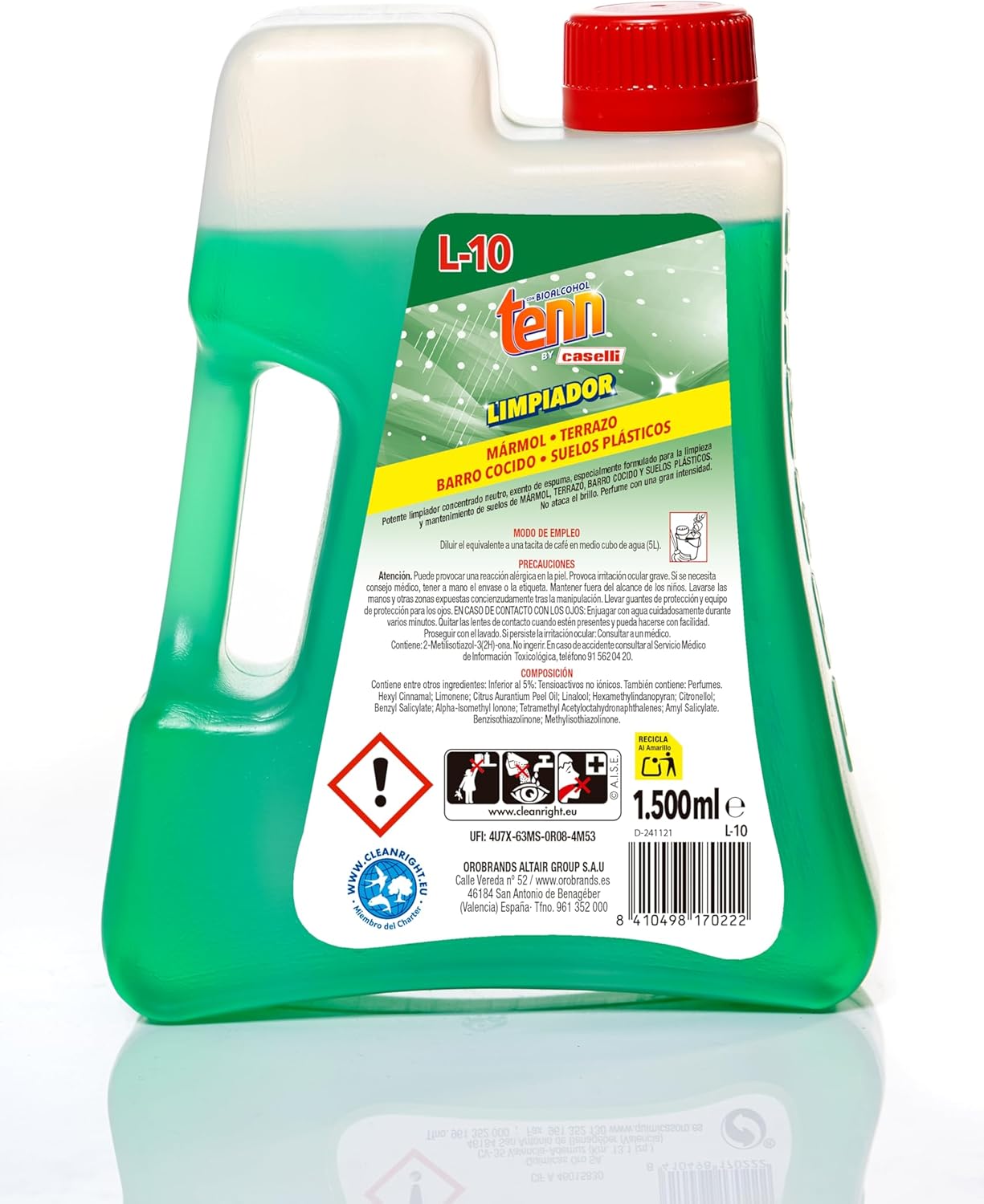 Caselli Limpiador Mármol, Terrazo y Suelos Plásticos 1,5L